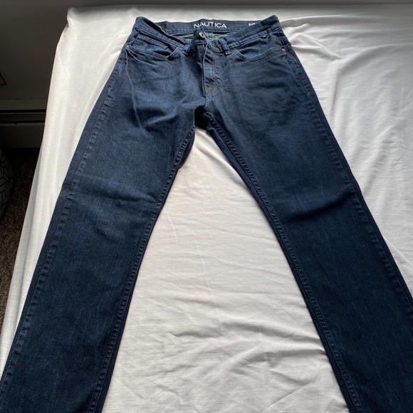 Nautica Mens Dark Navy Denim Jeans (32x32) - Picture 1 of 5
